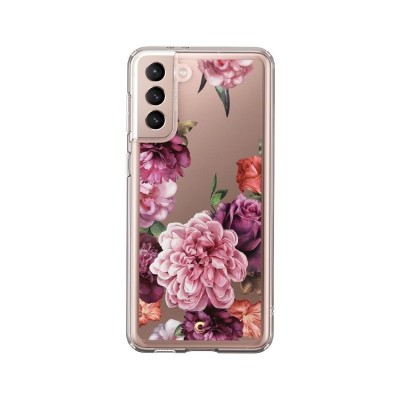 Husa Premium Spigen Cyrill Cecile Pentru Samsung Galaxy S21 Plus, Silicon, Rose Floral